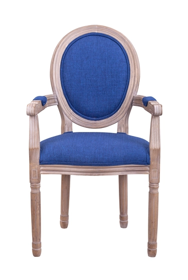 Мягкий стул с подлокотниками Volker Arm Original Blue