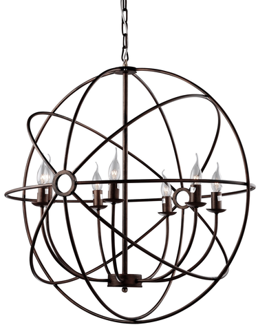 Светильник Foucault'S Orb Crystal Nude D62
