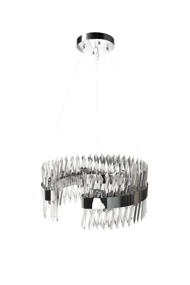 92EL-YG18739S-14P Люстра Cloud хром D.60*H.27см