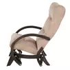 Кресло-качалка глайдер Мэйсон  Крем-брюле каркас  Венге структура
